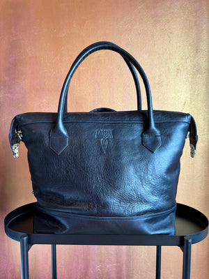 Luxury Handcrafted Leather Convertible Tote Bag