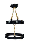 Leather Body Harness Shibari Chain Harness Lingerie Choker Harness | Holosexual